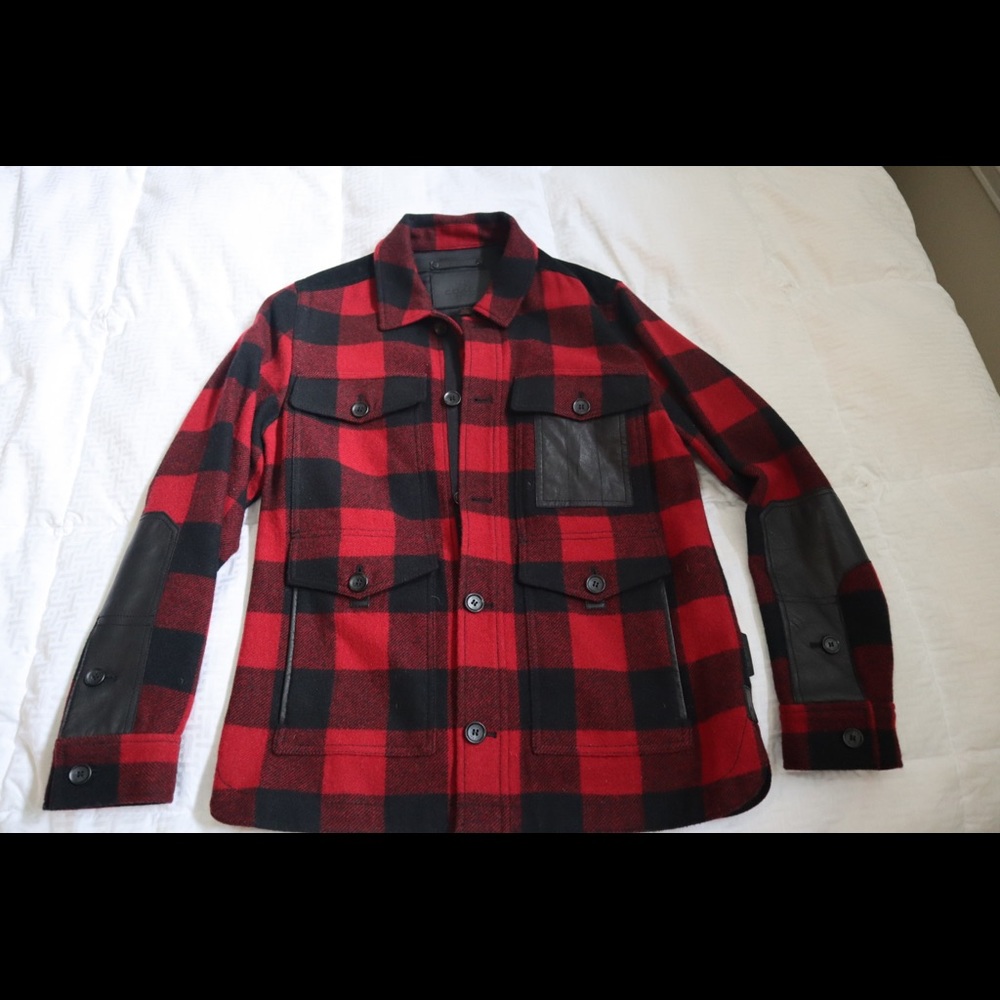Coach Buffalo Plaid Shirt Jacket